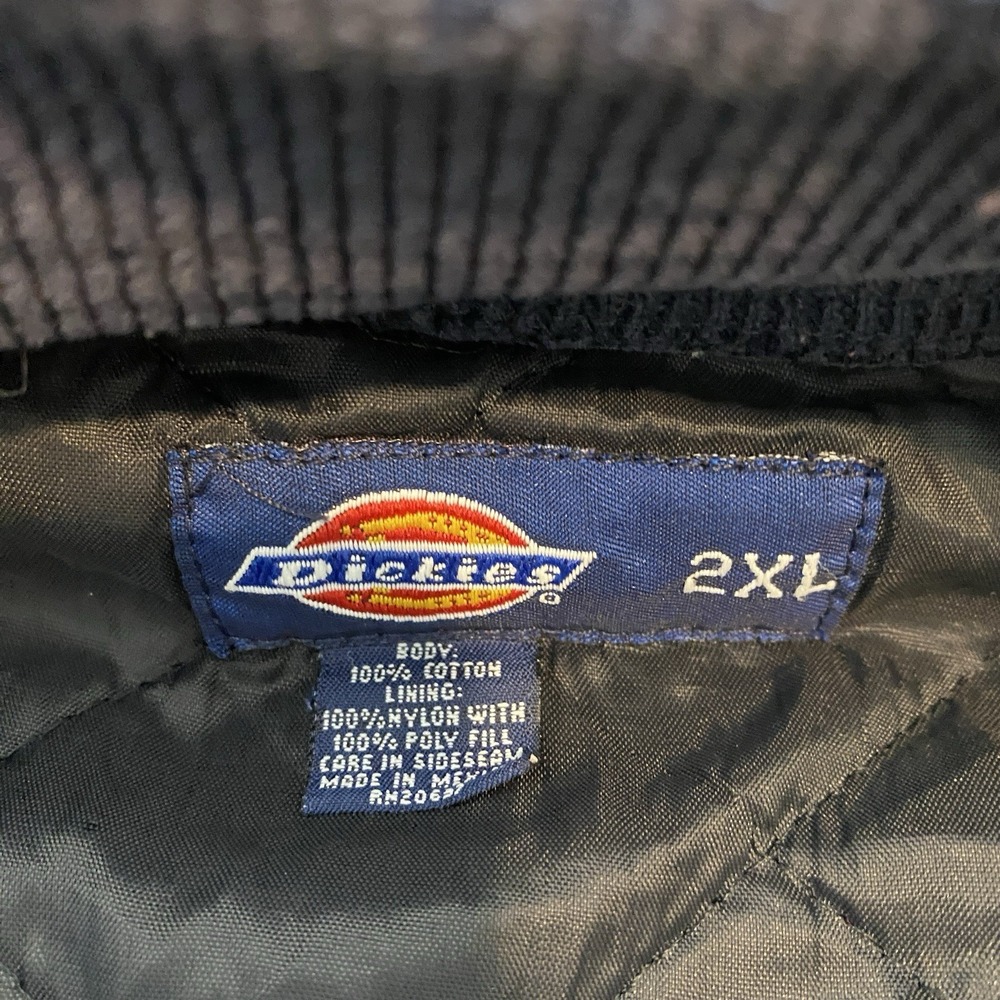 Vintage Dickies Denim Jacket 90s Y2K Blanket Lined Size XXL Bomber Distressed - Picture 9 of 13